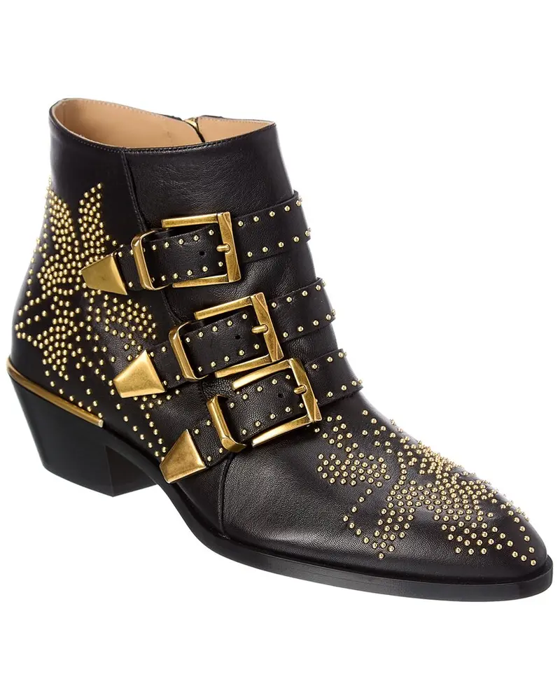 Chloé Susanna Studded Leather Bootie 1