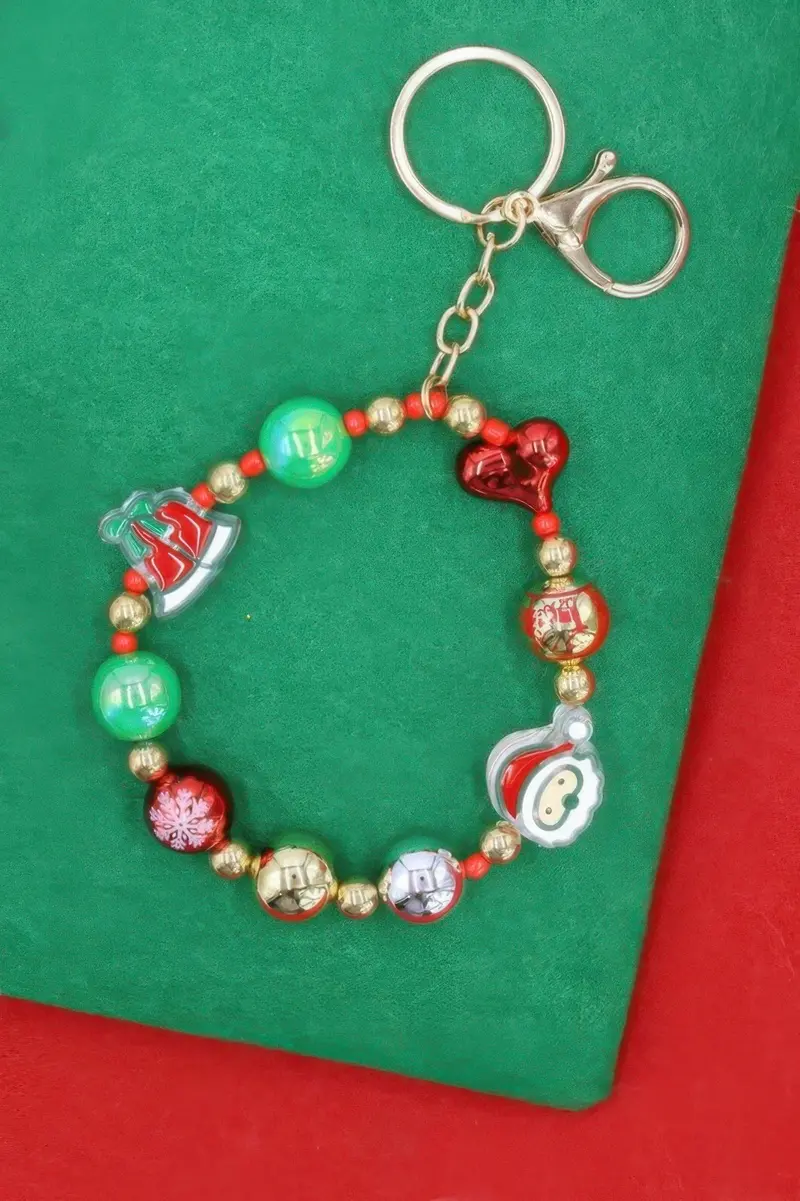 Christmas Festive Charm Keychain 1