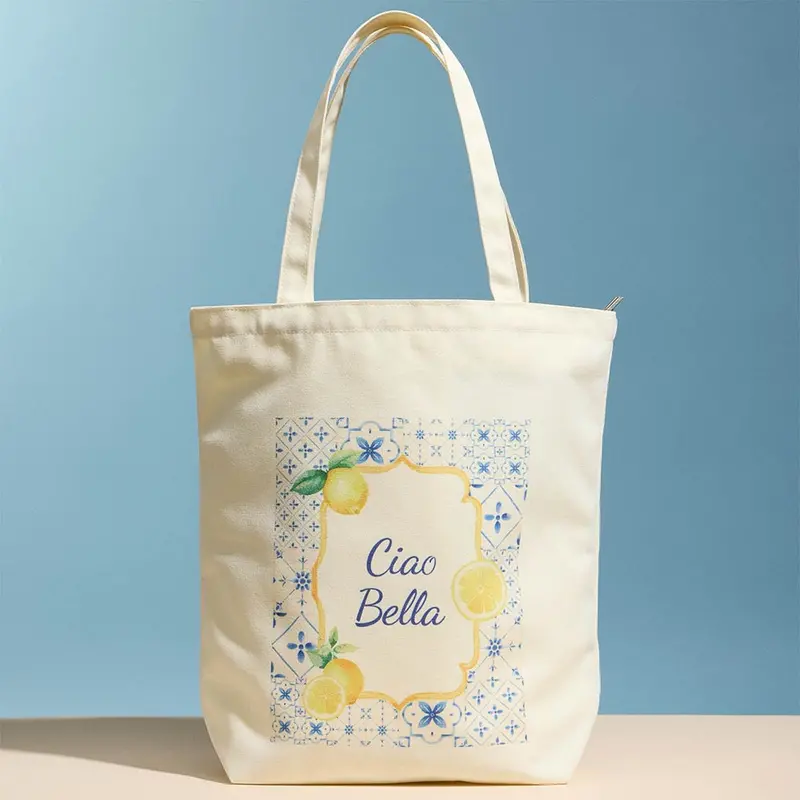 Ciao Bella Lemon Print Everyday Carry Tote Bag 1