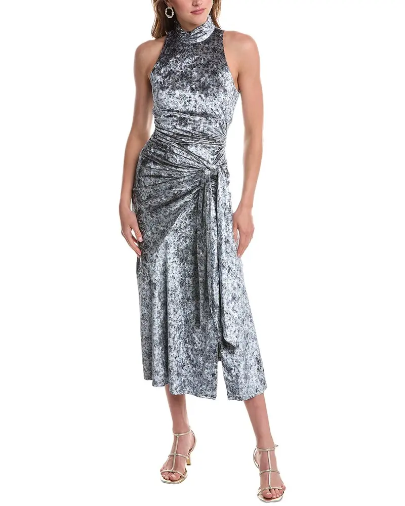Cinq À Sept Butterfly Paisley Rori Maxi Dress 1