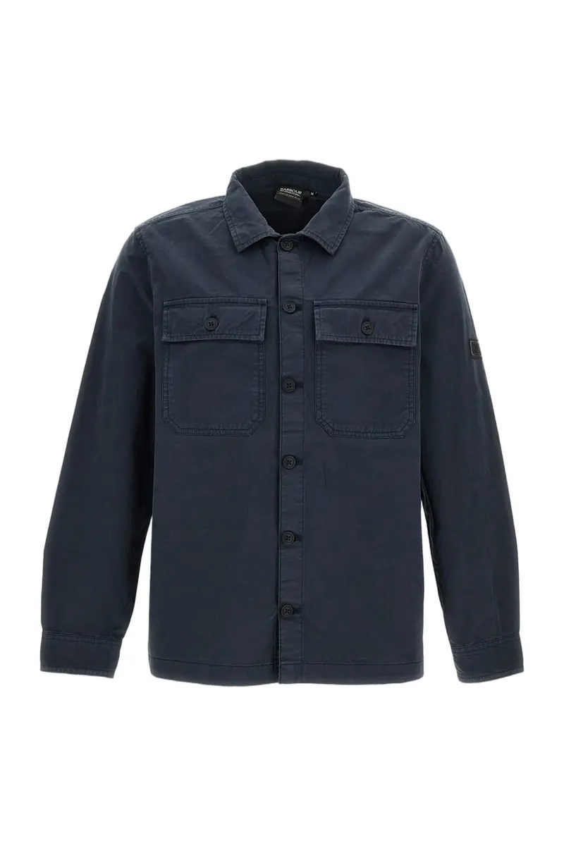 Classic Navy Arlo Cotton Overshirt 1