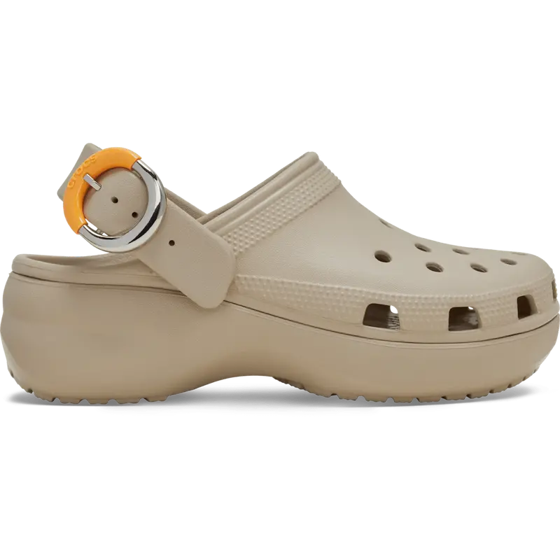 Classic Platform Dipped Buckle Clog 1