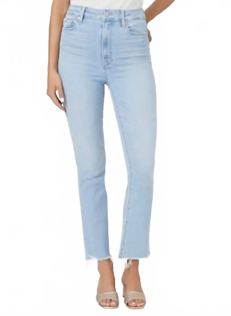 Claudine High Rise Ankle Flare Jeans In Martini 1