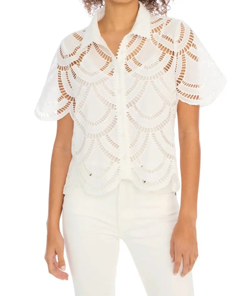 Clyde Shirt In White 1