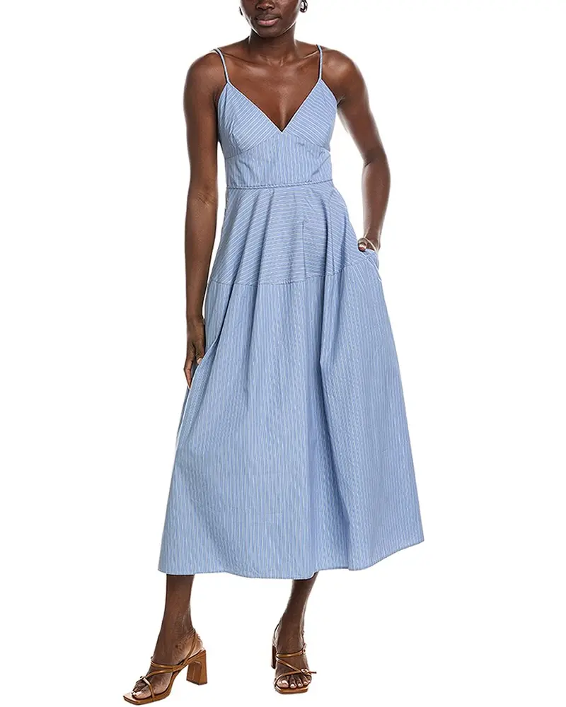 Co Basque Midi Dress 1