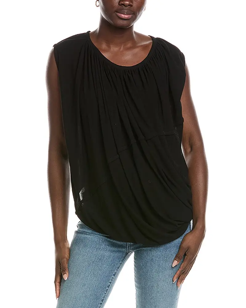 Co Jersey Draped Top 1