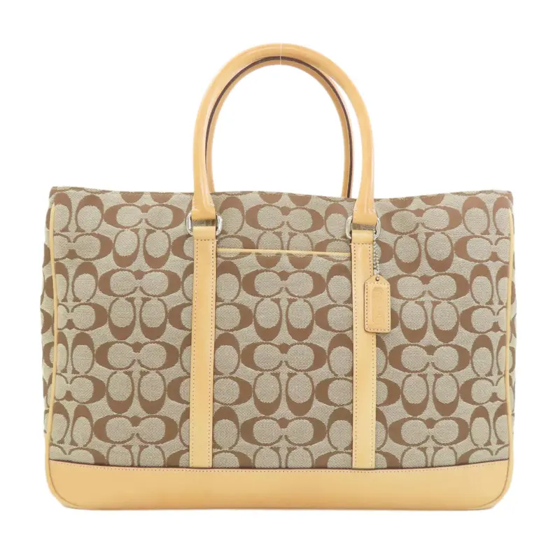 Coach Canvas Tote Bag (Pre-Owned) 1