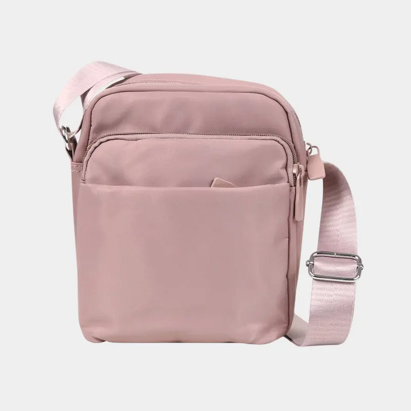 Compact Solid Multi Pocket Crossbody Bag 1