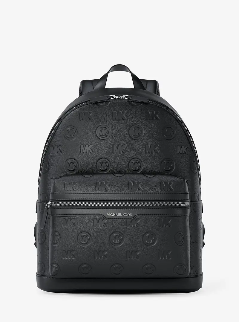 Cooper Medium Logo Debossed Dome Backpack 1