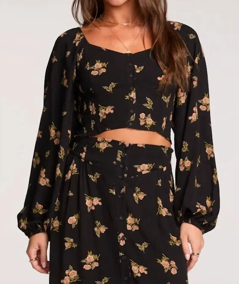 Cordell Top In Black 1