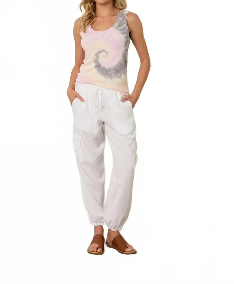 Corinna Scoop Tank Top In After Glow 1