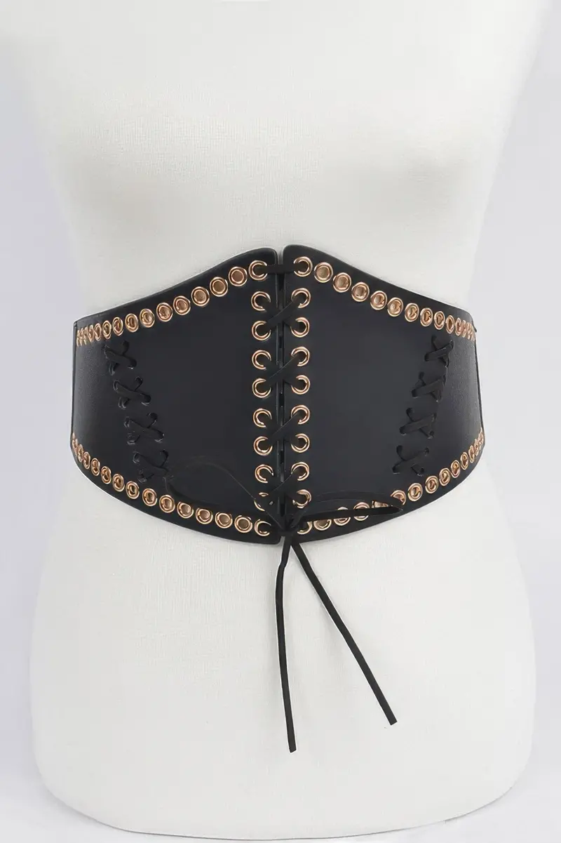 Corset Stretch Belt W Eyelet 1