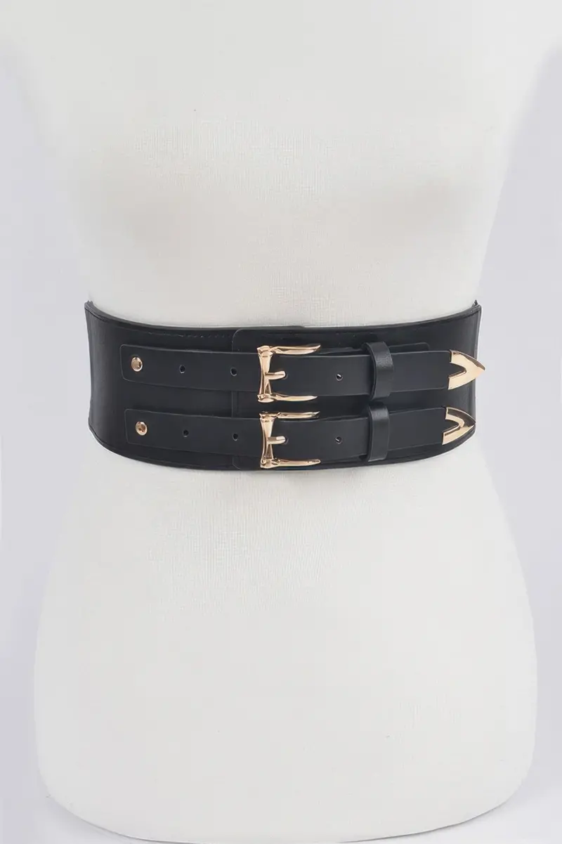 Corset Stretch Belt W Two Buckles 1