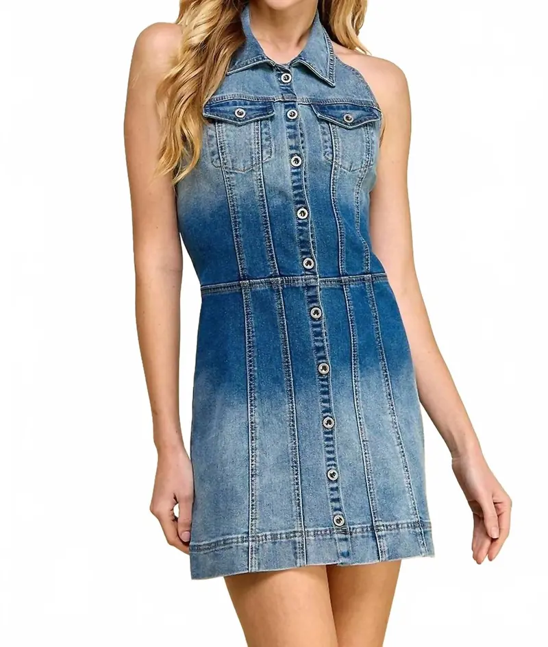 Country Concert Dress In Denim 1