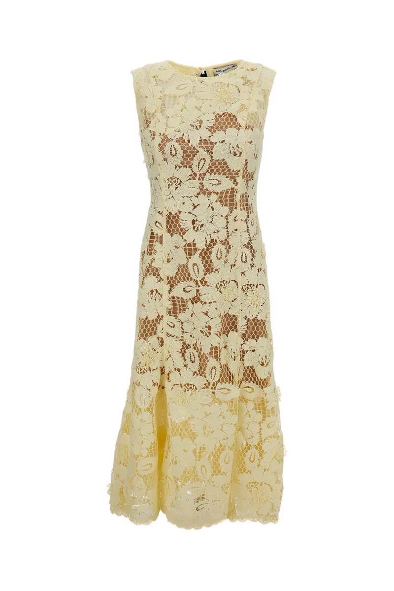 Crochet Lace Midi Dress 1