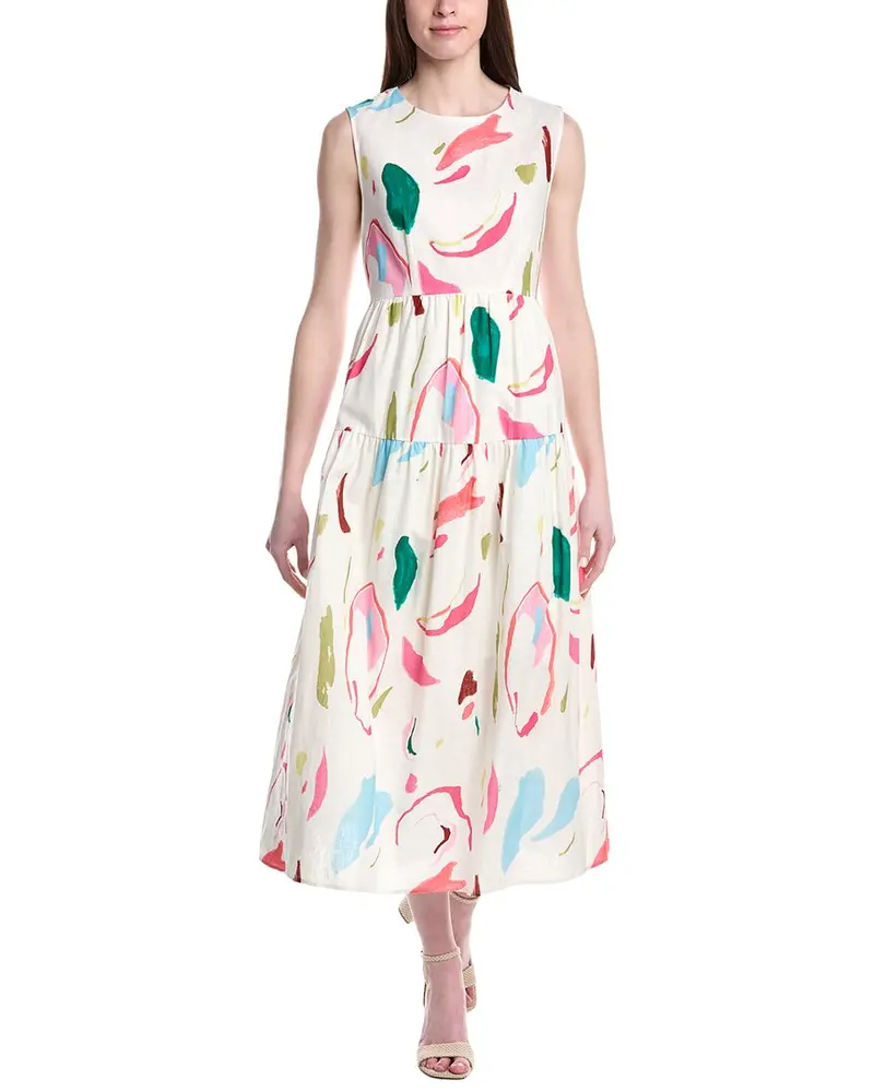 Crosby By Mollie Burch Arlo Linen-Blend Dress 1