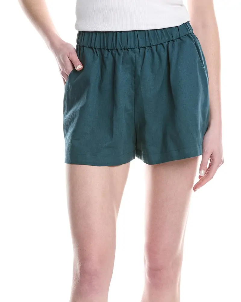 Crosby By Mollie Burch Cailan Linen-Blend Short 1