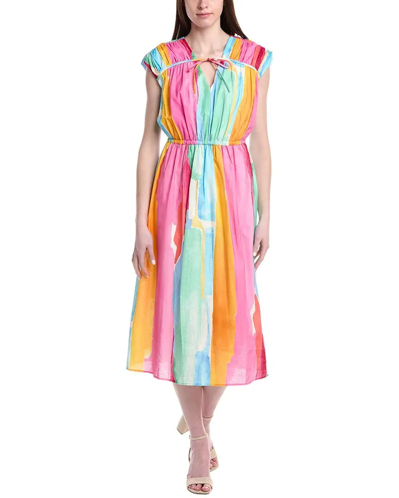 Crosby By Mollie Burch Emmett Linen-Blend Dress 1