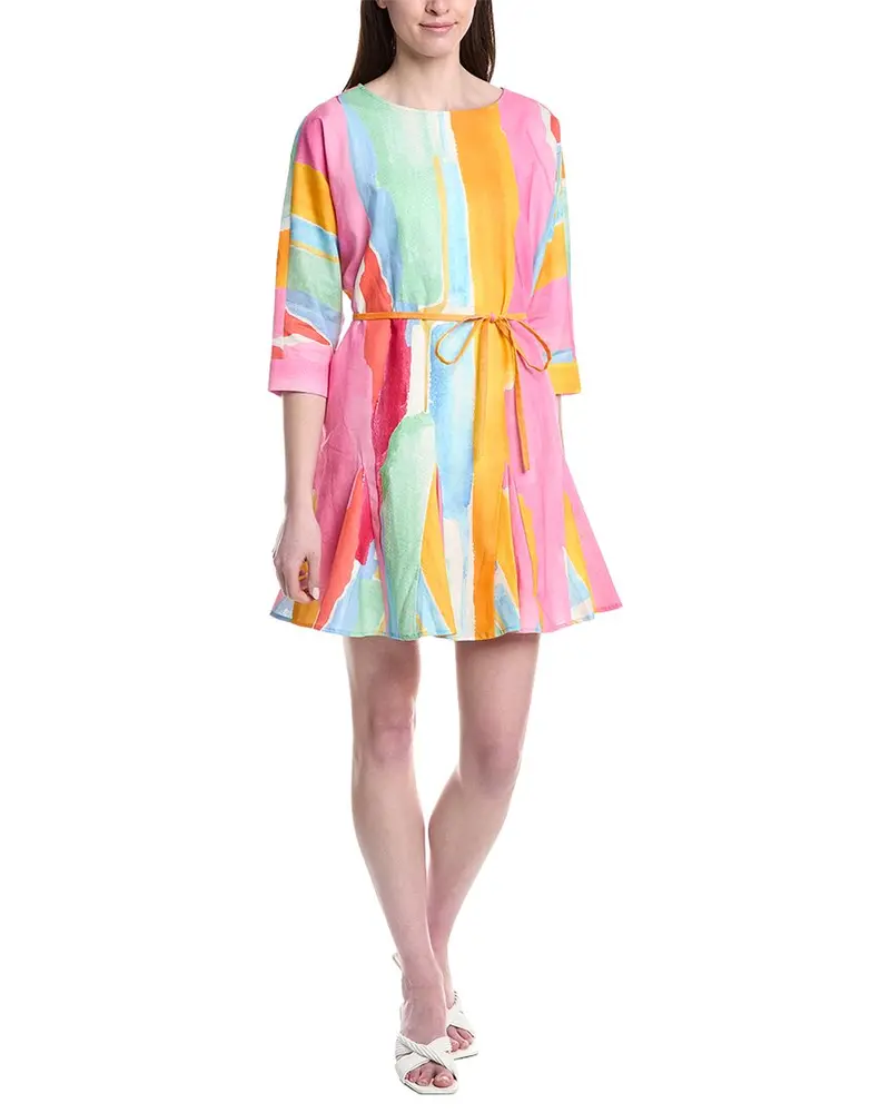 Crosby By Mollie Burch Lucy Linen-Blend Mini Dress 1