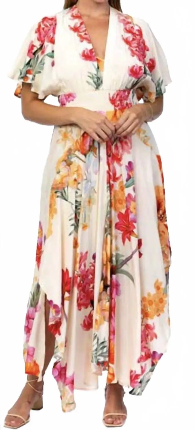 Daphne Garden Dress In Floral 1
