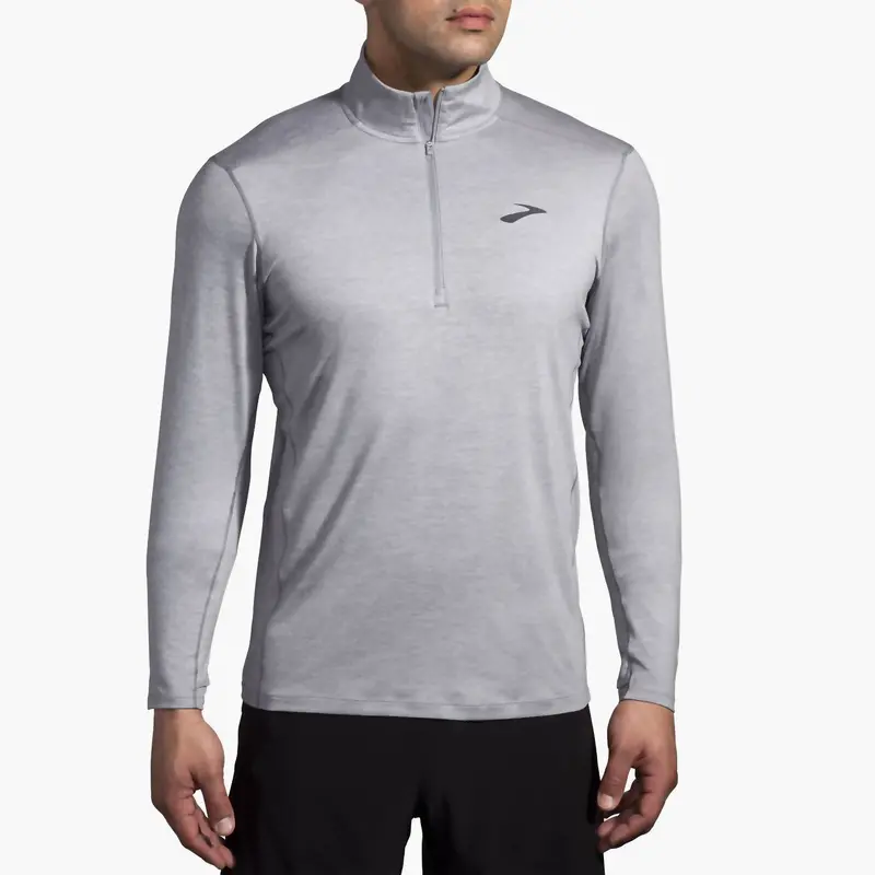 Dash 1/2 Zip 2.0 Top In Heather Stone 1