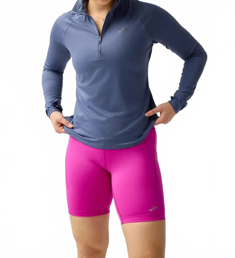 Dash 1/2 Zip 3.0 Long Sleeved Top In Nightshadow 1