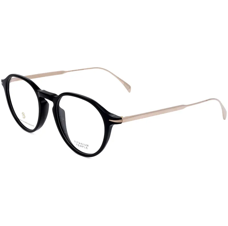 David Beckham Men's 49 Mm Black Opticals 1