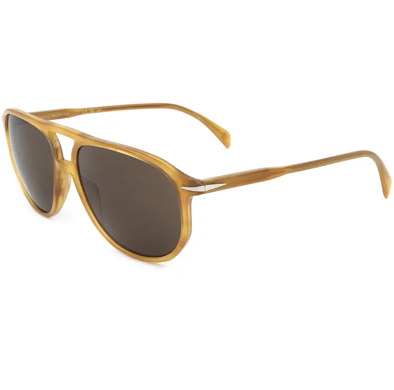 David Beckham Men's 58 Mm Yellow Sunglasses 1