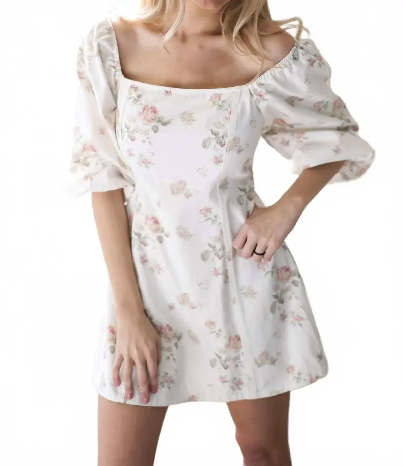 Deanna Dress In White 1
