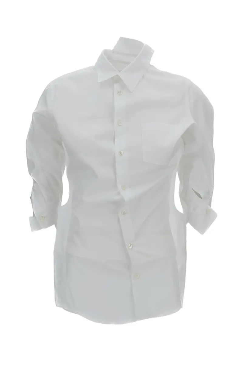 Deconstructed Cotton Shirt 1