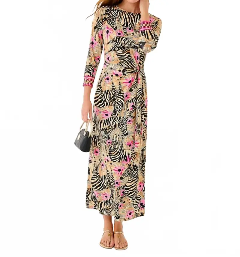 Demy Maxi Dress In Rutabaga El Morocco 1