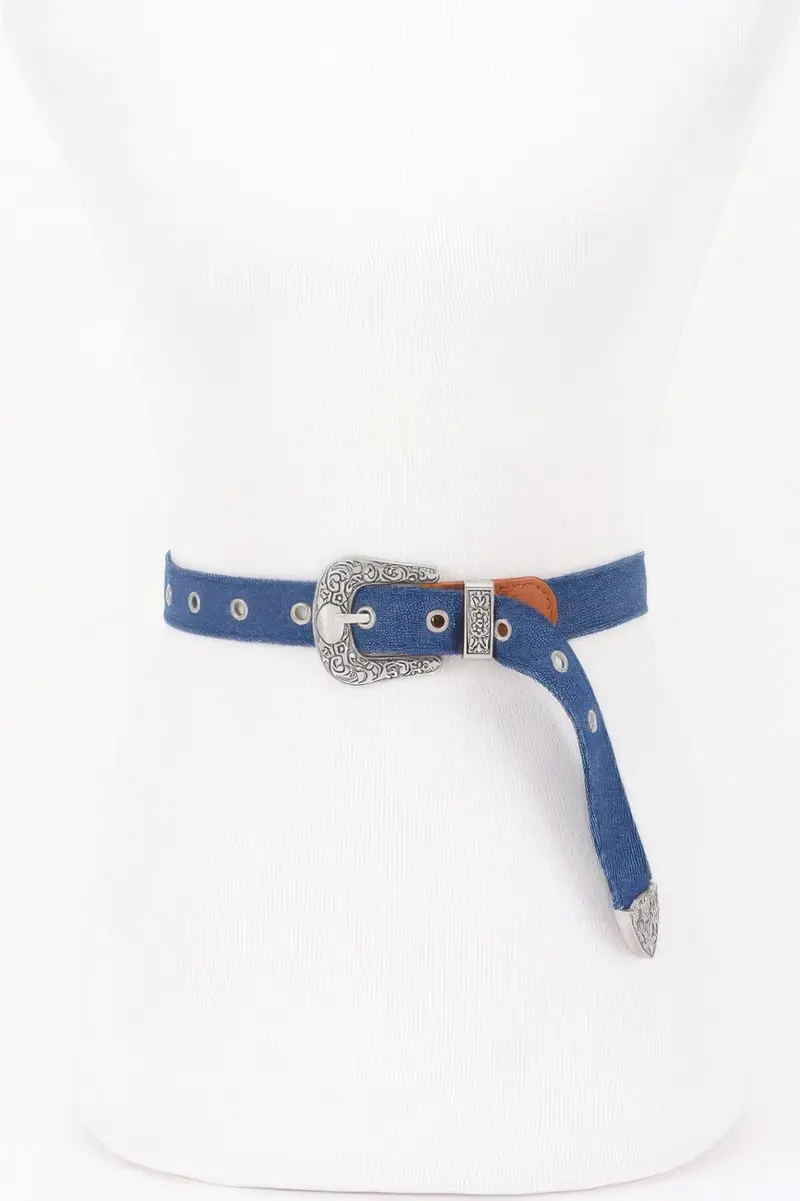 Denim Multi Metal Buckle 1