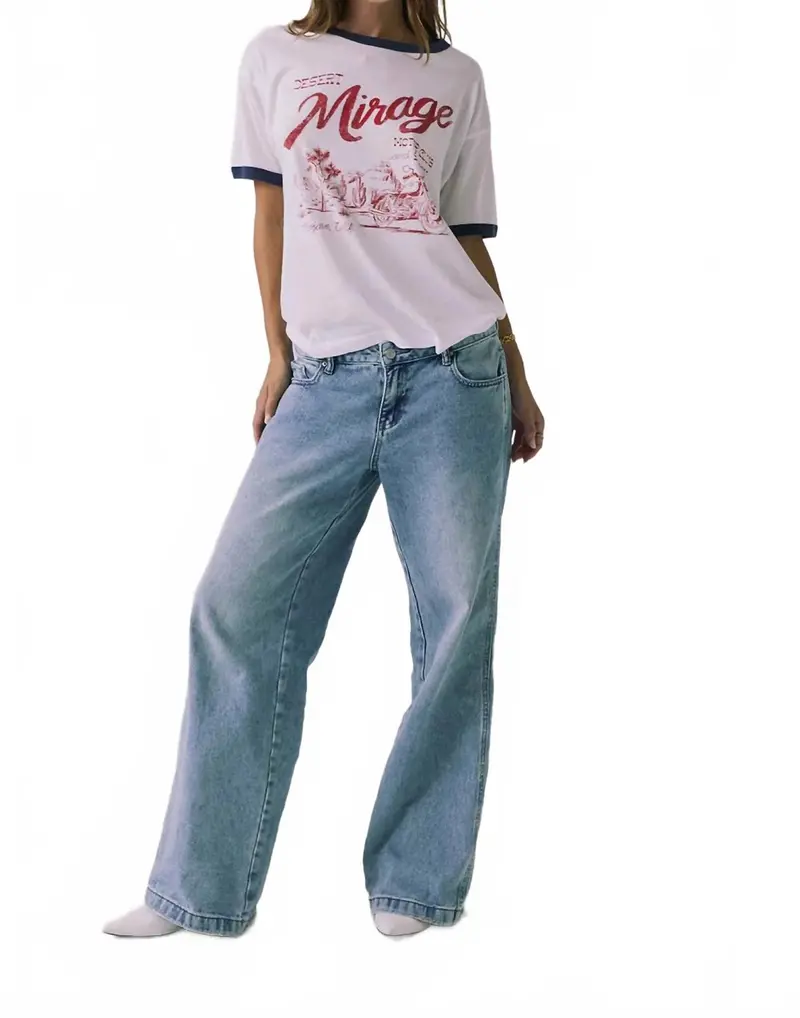 Desert Mirage Motor Club Tee In White 1