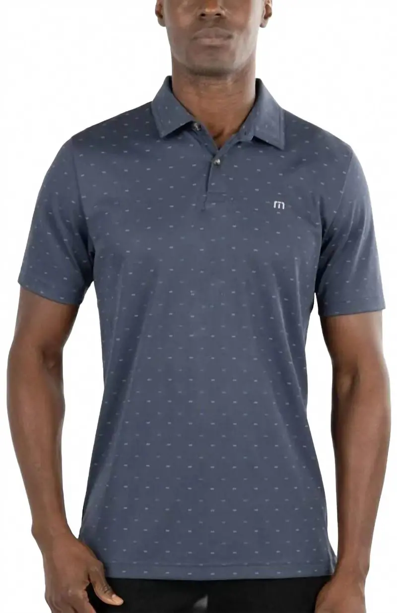 Desert Park Golf Polo In Blue Nights 1