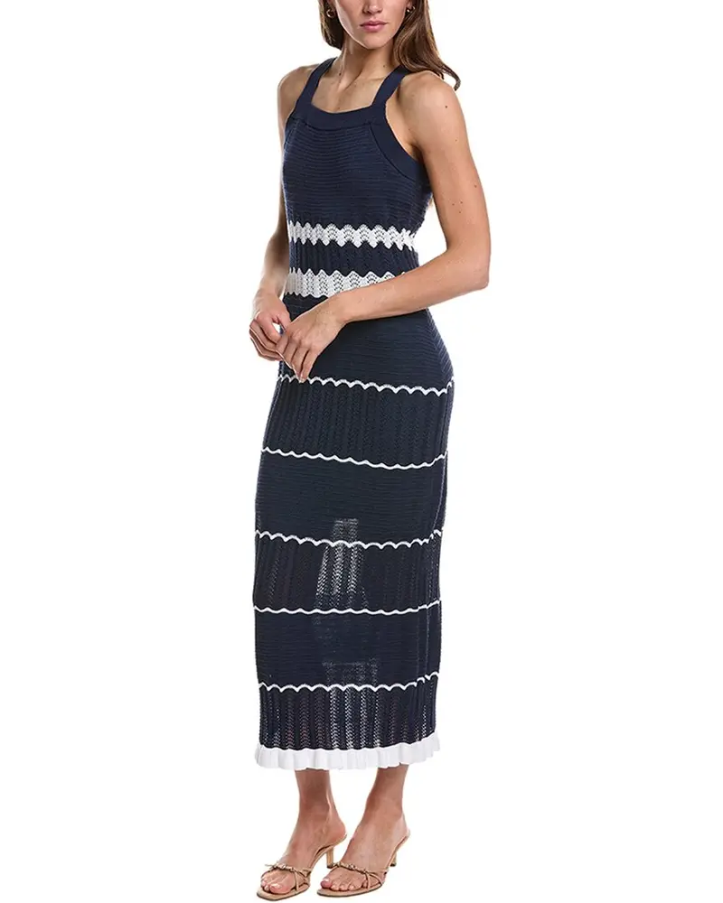 Design History Mixed Stitch Tank Maxi Dress 1