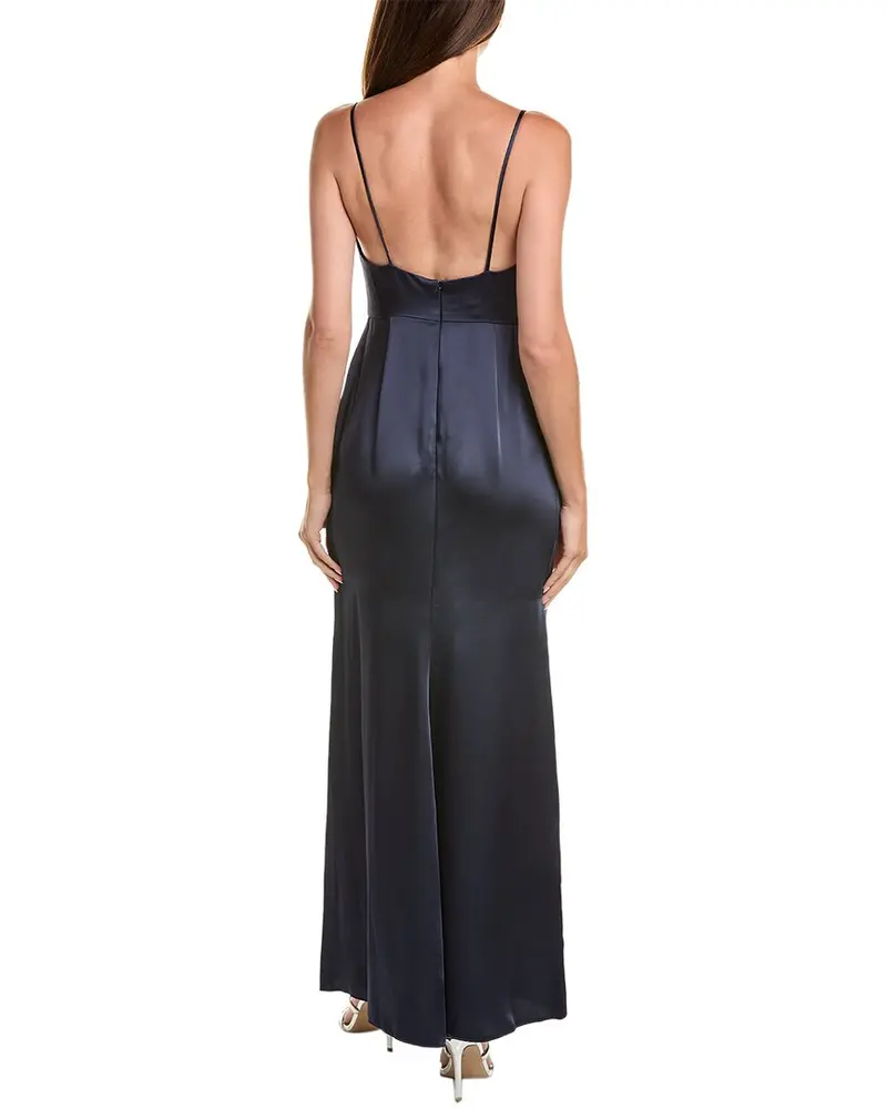 Dessy Collection Cowl Neck Maxi Dress 2