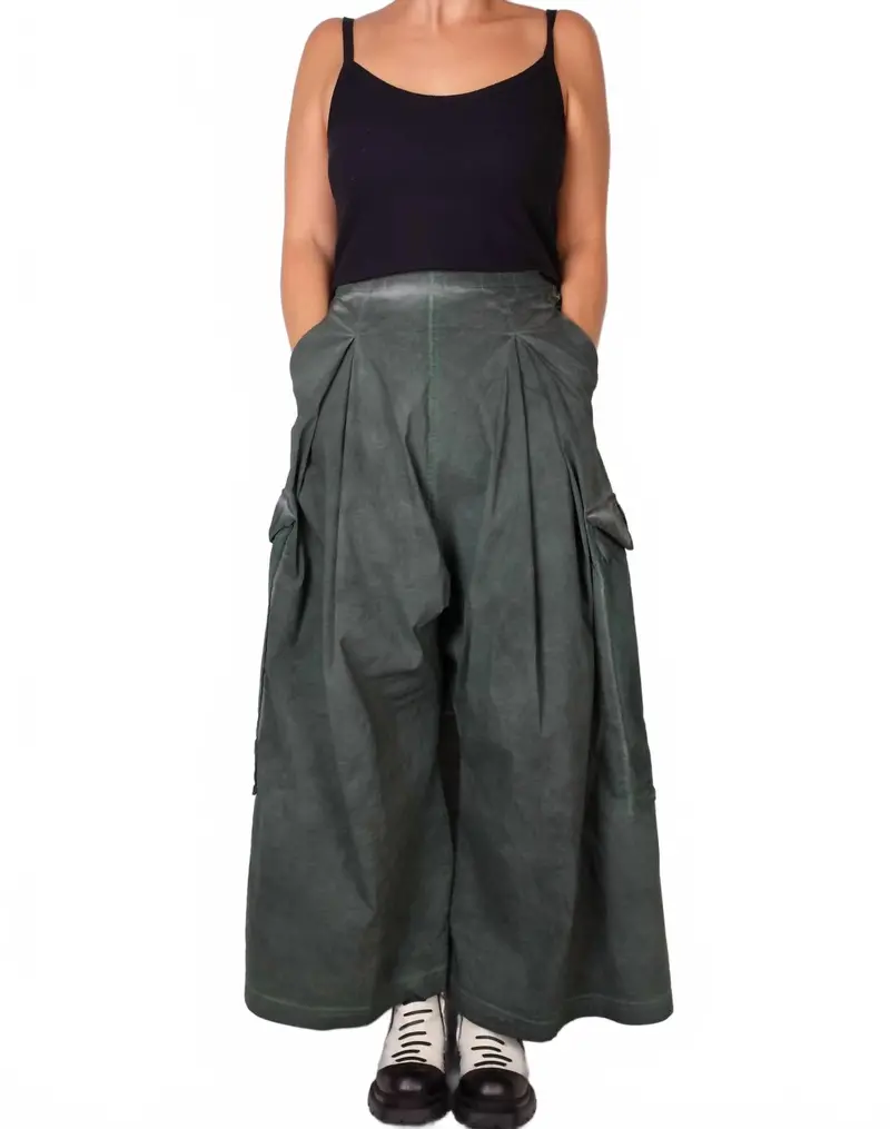 Dip Wide Leg Trousers In Pine Cloud 1