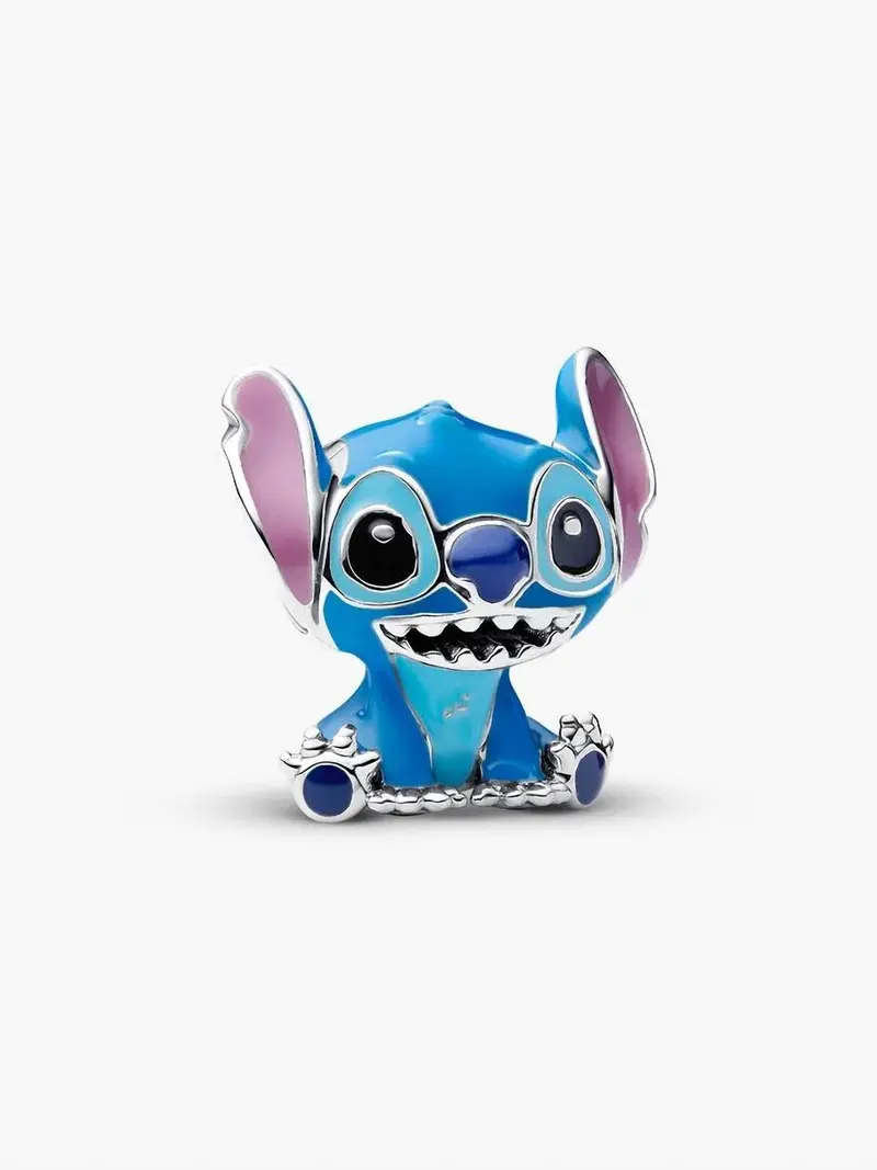Disney Stitch Charm In Silver 1