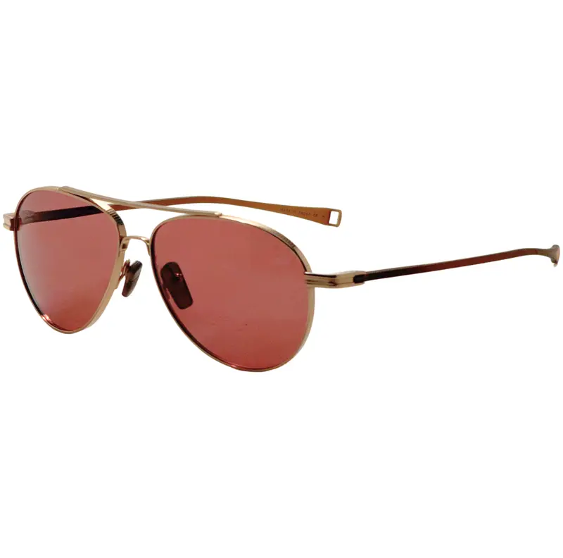 Dita Unisex 61 Mm Gold Sunglasses 1