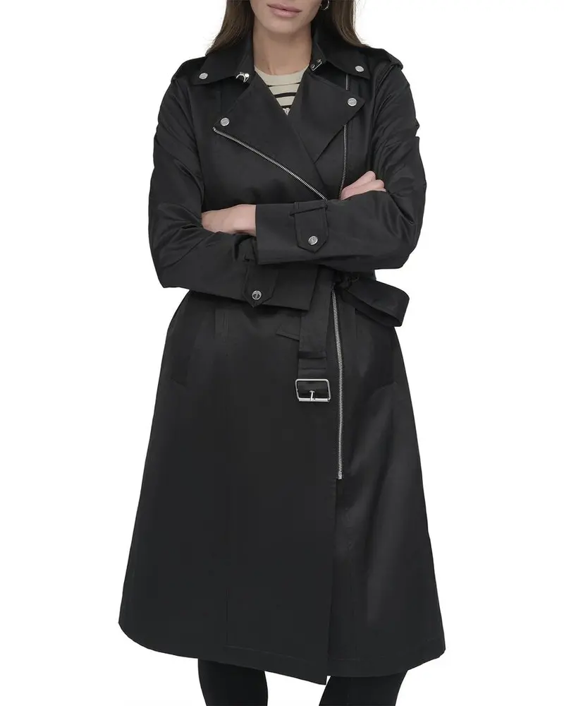 Dkny Belted Rain Jacket 1