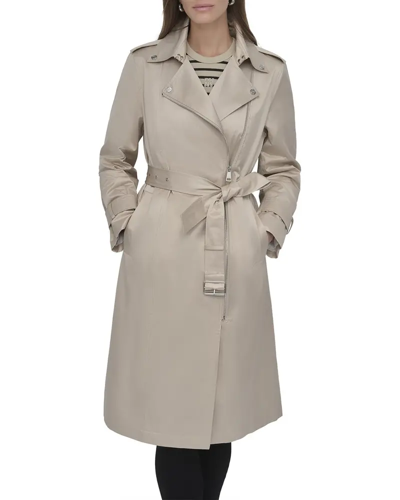 Dkny Belted Rain Jacket 1