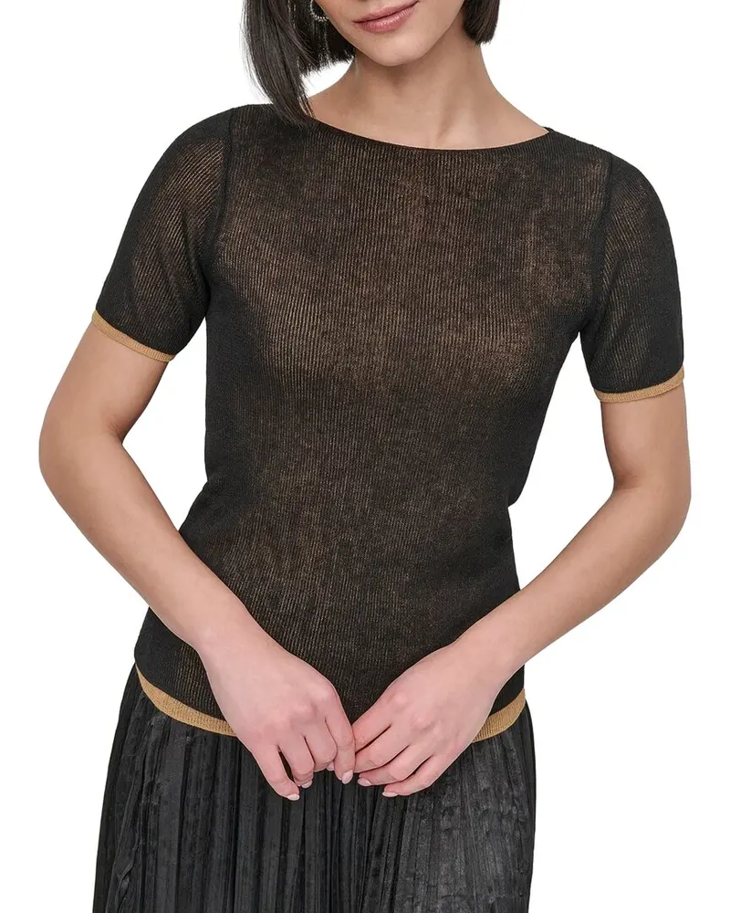 Dkny Contrast Layered Top 1