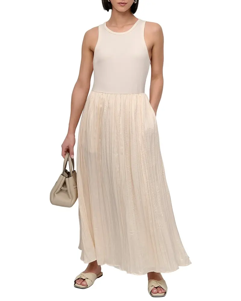 Dkny Crushed Crease Midi Dress 1
