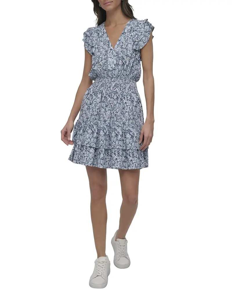 Dkny Deep V-Neck Dress 1