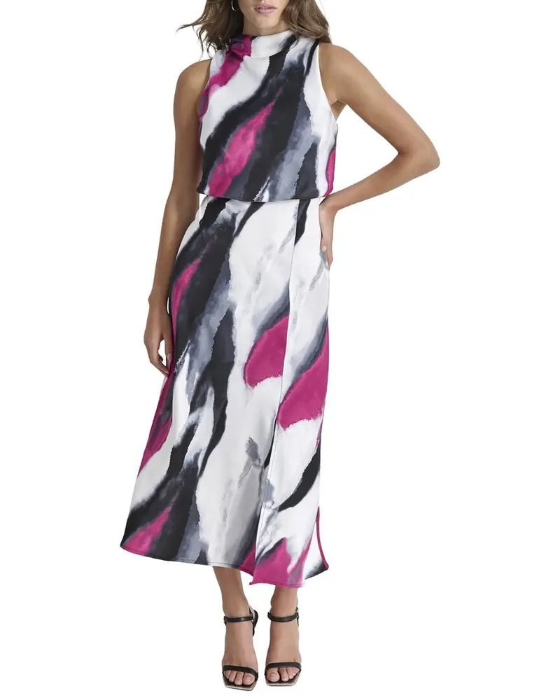 Dkny Drapey Midi Dress 1