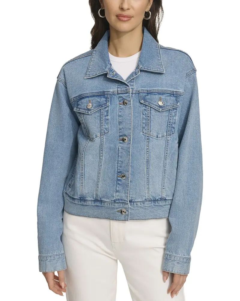 Dkny Foundation Trucker Jacket 1