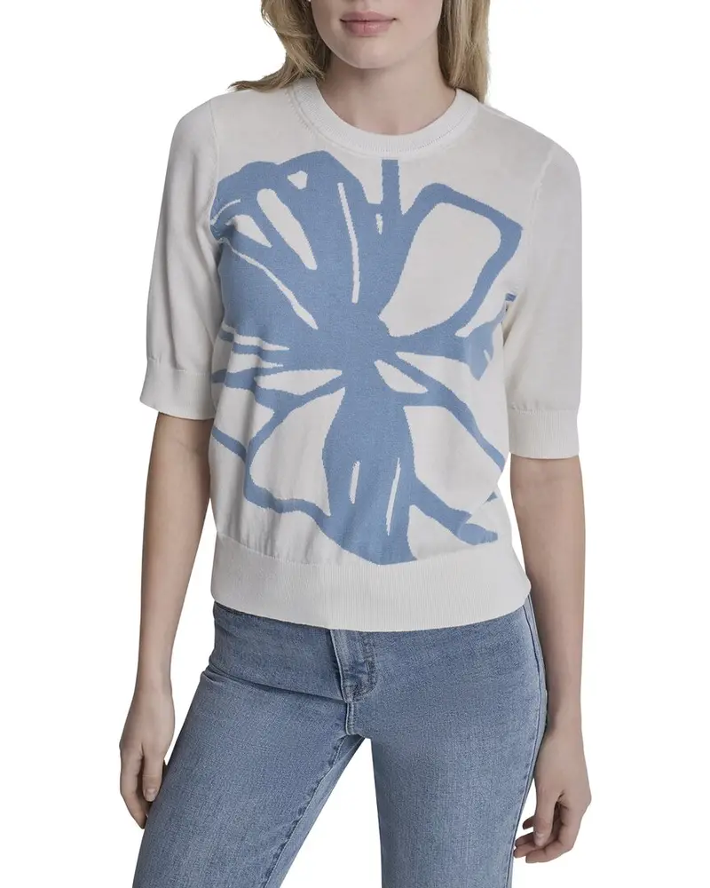 Dkny Graffiti Floral Top 1