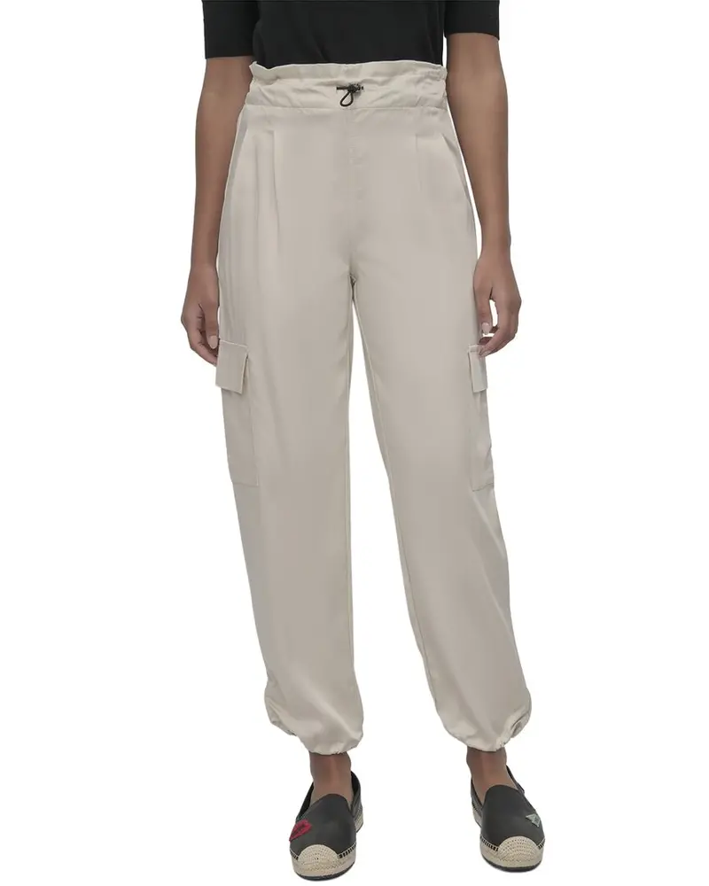 Dkny High Waist Soft Cargo Pant 1