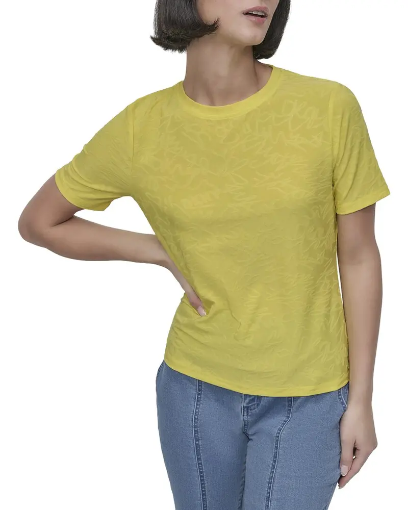 Dkny Knit Graffiti Logo Shirt 1