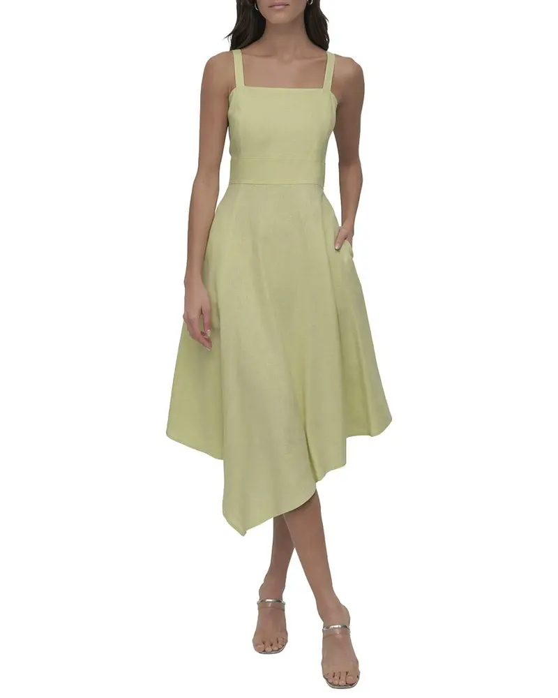 Dkny Linen-Blend Dress 1